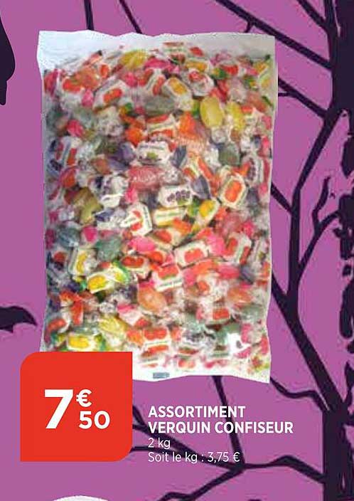 assortiment verquin confiseur