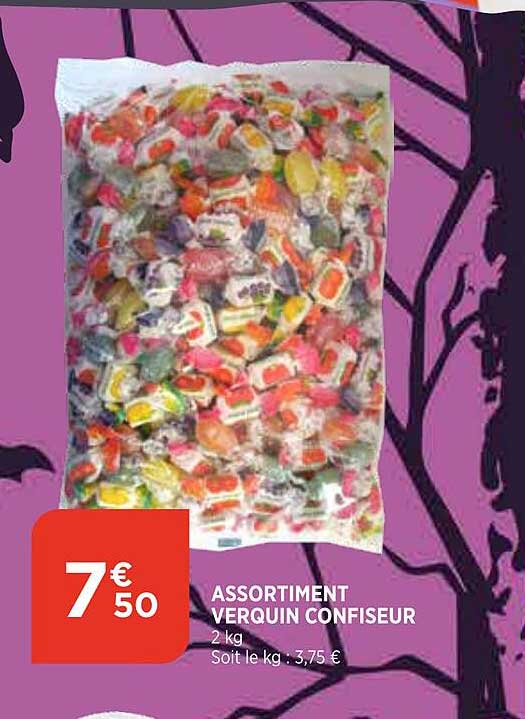 assortiment verquin confiseur