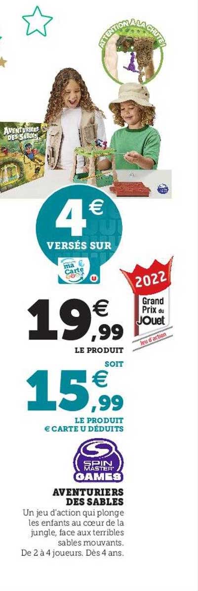 aventures des sables spin master games