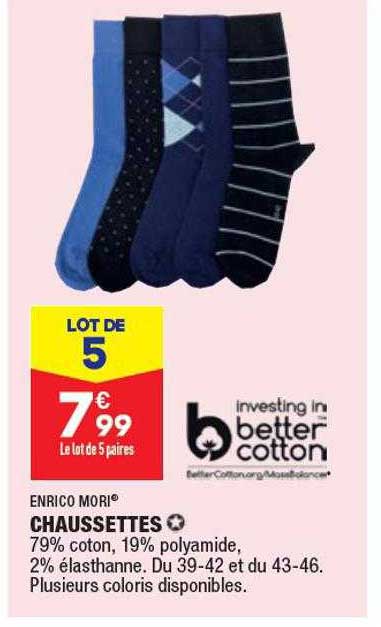 chaussettes enrico mori