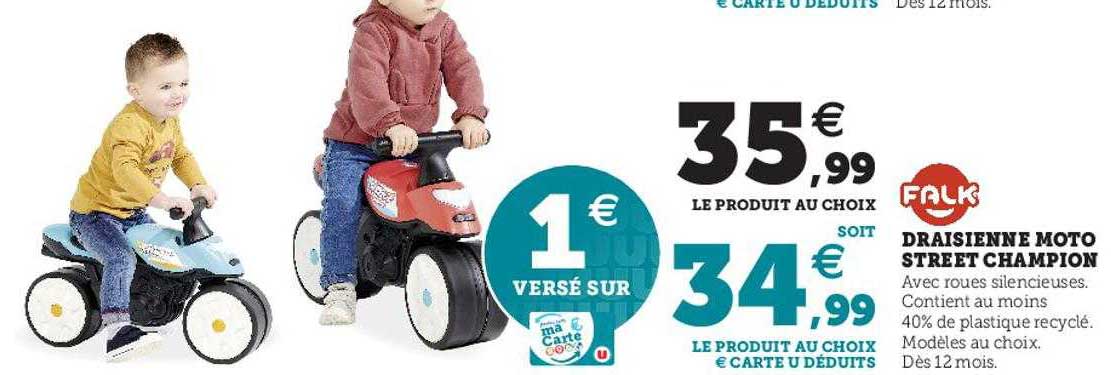 draisienne moto street champion falk