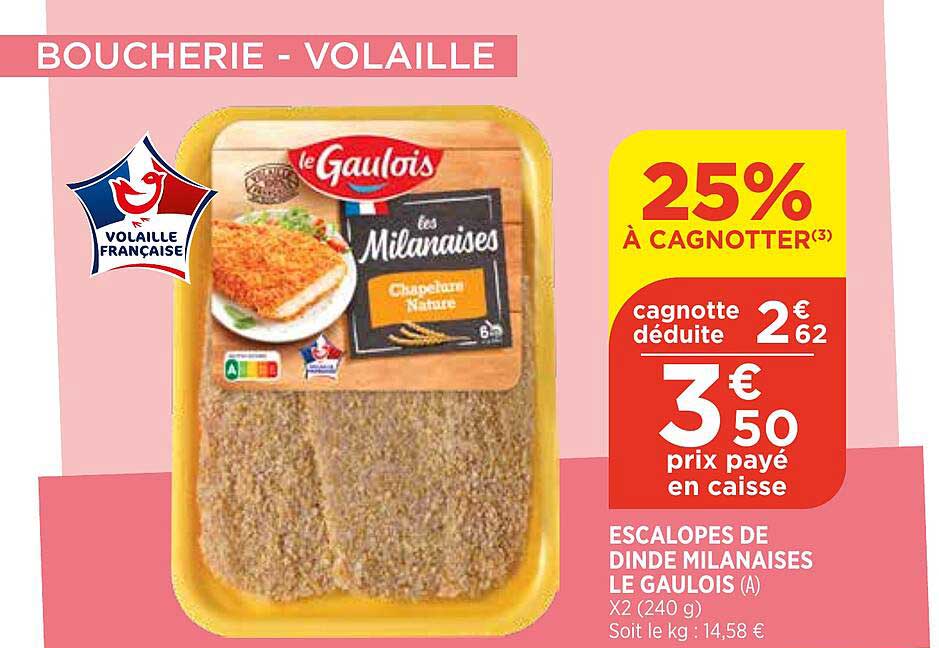 Escalopes De Dinde Milanaises Le Gaulois