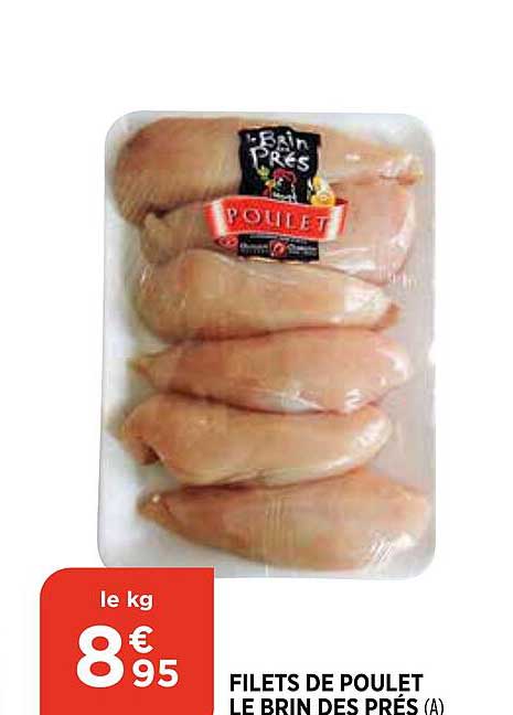 filets de poulet le brin des prés