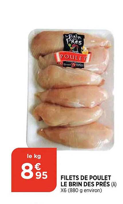 filets de poulet le brin des prés