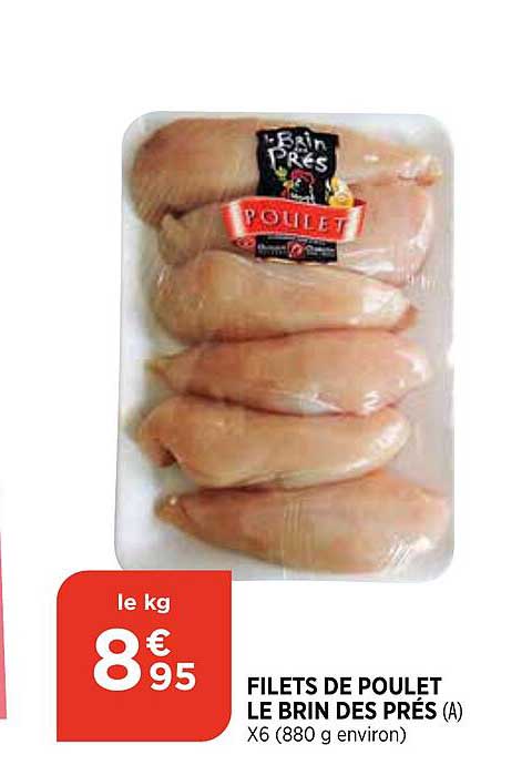filets de poulet le brin des prés