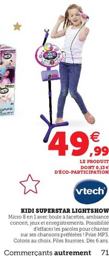 kidi superstar lightshow vtech