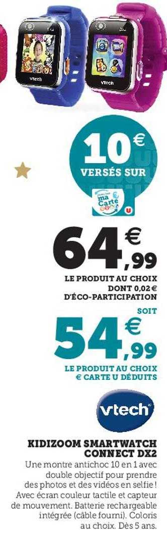 kidizoom smartwatch connect dx2 vtech