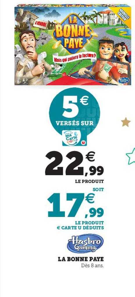 la bonne paye hasbro gaming
