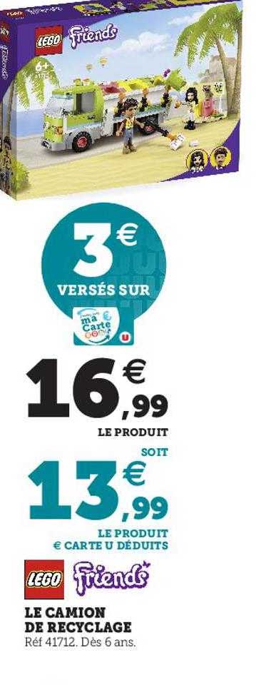 le camion de recyclage lego friends
