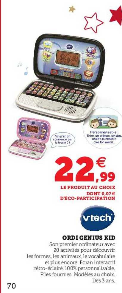 ordi genius kid vtech