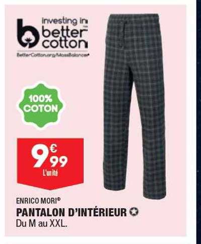 pantalon d'intérieur enrico mori