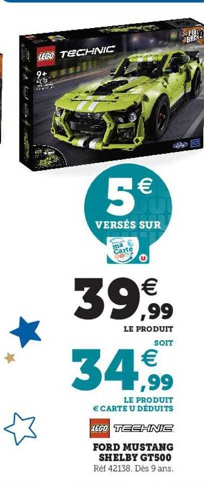 pord mustang shelby gt500 lego technic