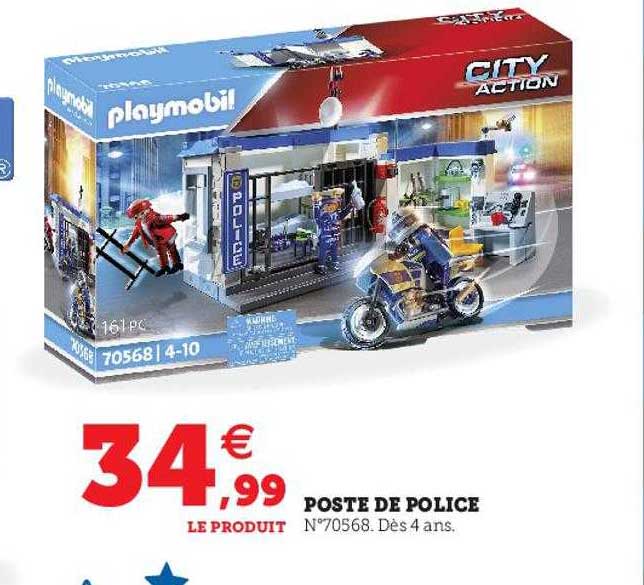 Poste De Police Playmobil