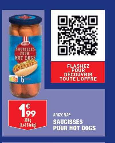 saucisses pour hot dogs arizona