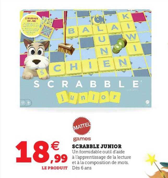 scrabble junior mattel games