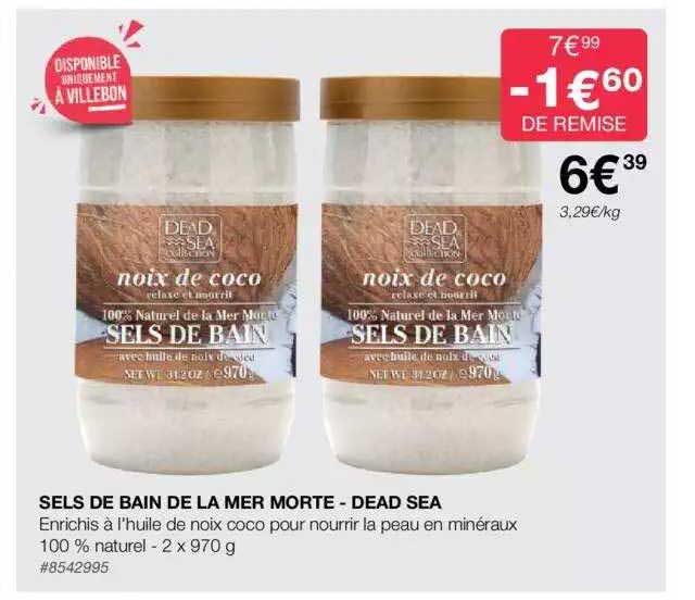 sels de bain de la mer morte - dead sea