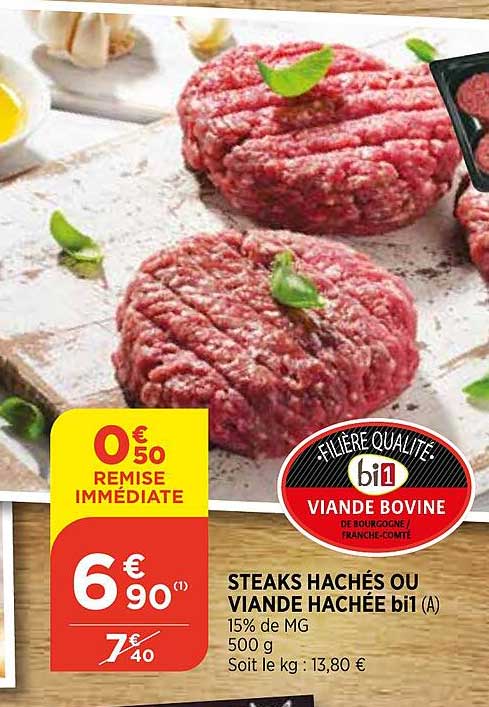 Steaks Hachés Ou Viande Hachée Bi1