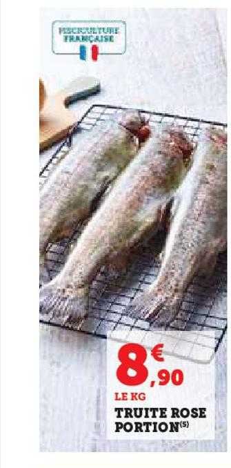 Truite Rose Portion