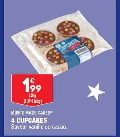 4 cupcakes mum's made cakes