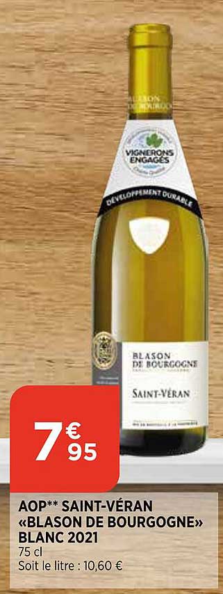 aop saint-véran «blason de bourgogne» blanc 2021