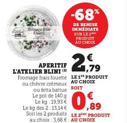 apéritif l'atelier blini