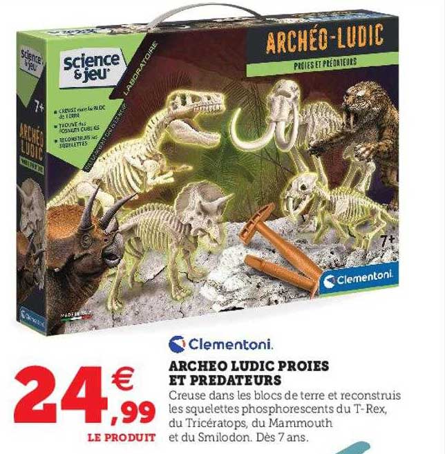 archeo ludic proies et prédateurs clémentoni