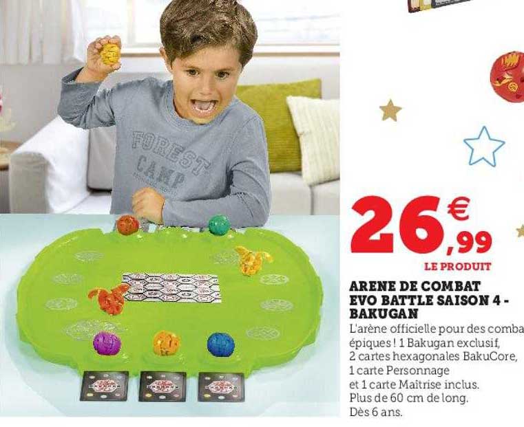 arène de combat evo battle saison 4 - bakugan