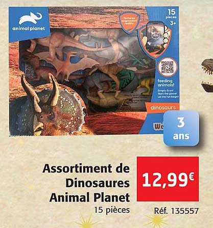 assortiment de dinosaures animal planet