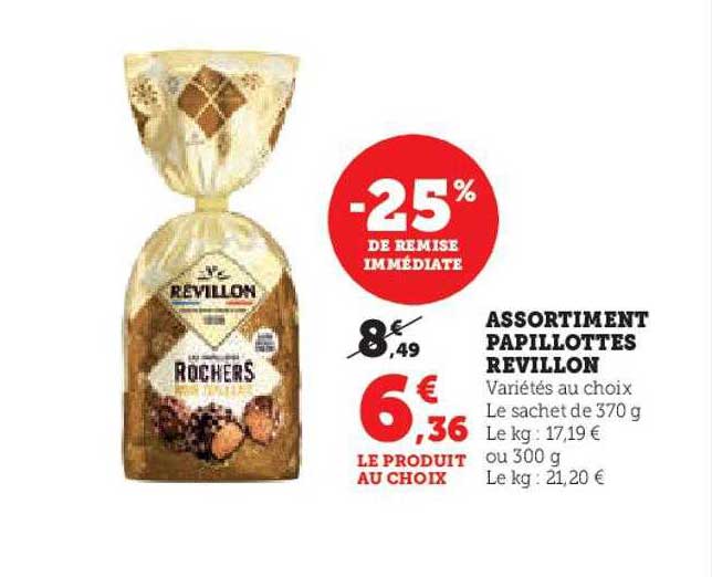 assortiment papillottes révillon