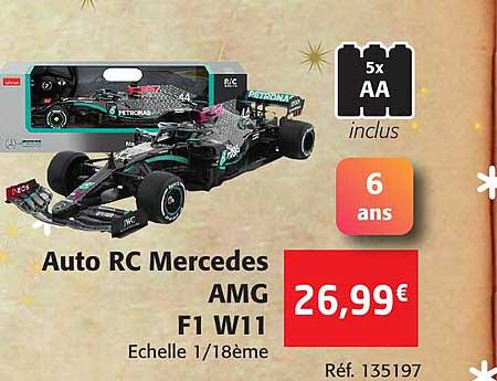 auto rc mercedes amg f1 w11