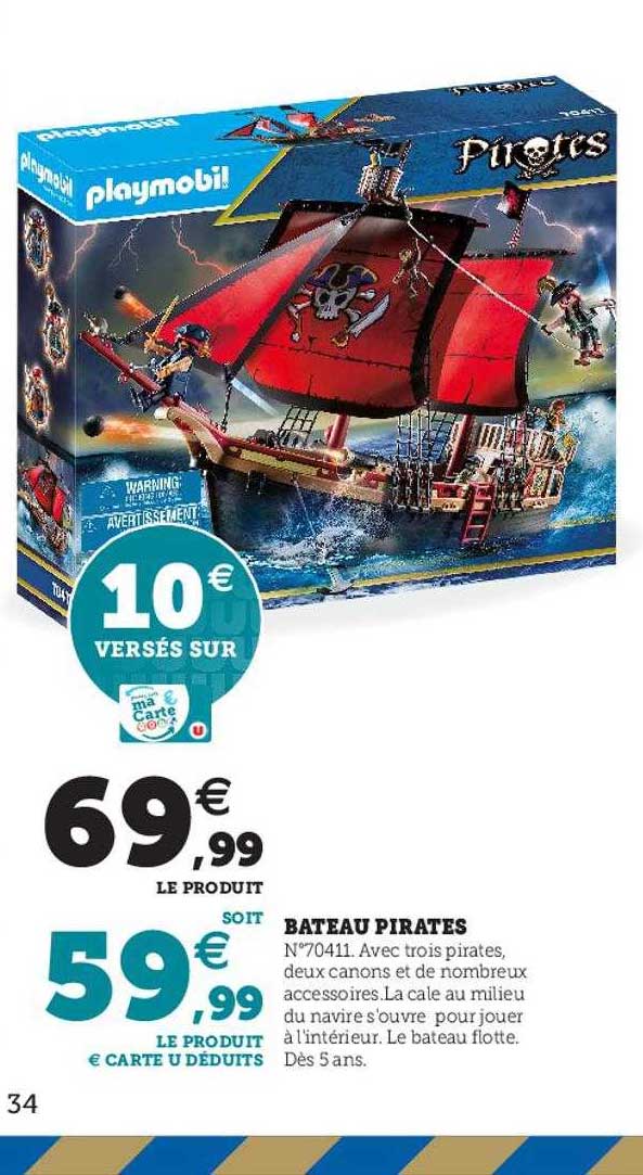 bateau pirates playmobil
