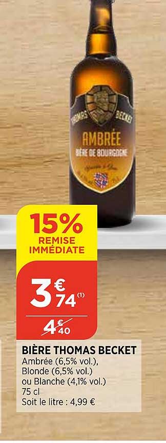 bière thomas becket