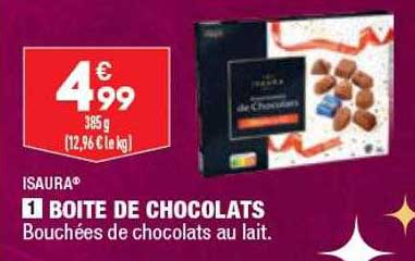 boîte de chocolats isaura