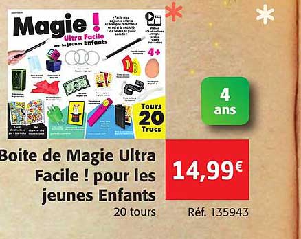boîte de magie ultra facile ! pour les jeunes enfants