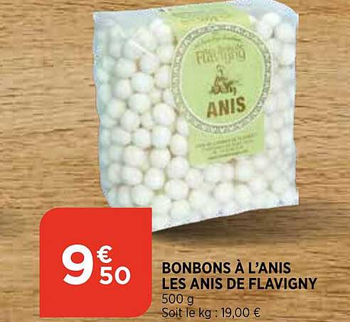 bonbons à l'anis les anis de flavigny