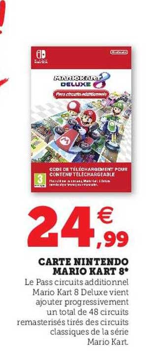 carte nintendo mario kart 8*