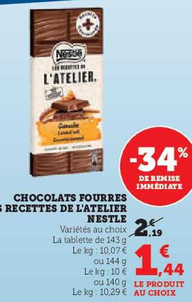 Chocolats Fourrés Les Recettes De L'atelier Nestlé