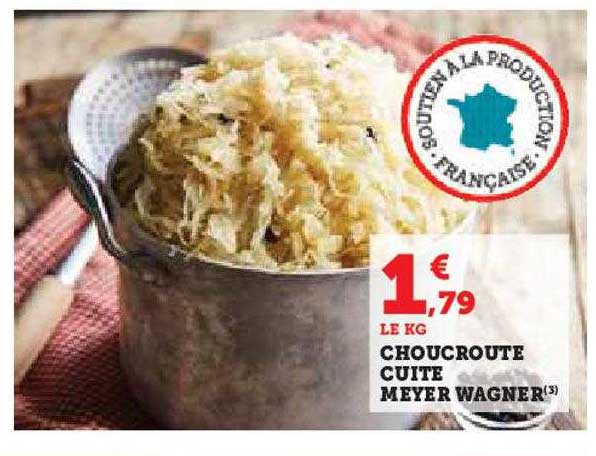 choucroute cuite meyer wagner