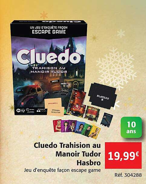 cluedo trahison au manoir tudor hasbro