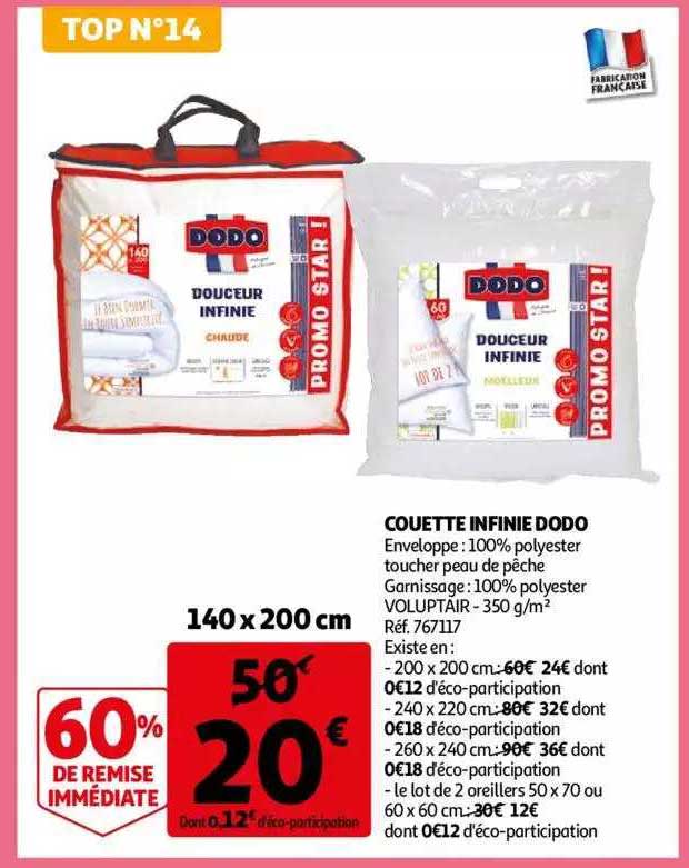 Couette Infinie Dodo