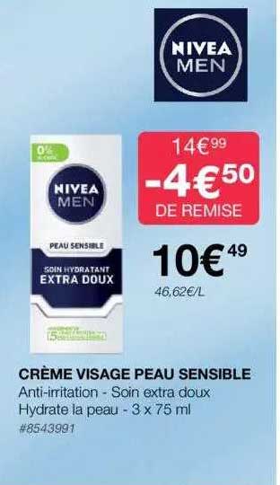 Crème Visage Peau Sensible Nivea Men