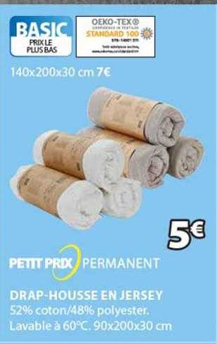 drap-housse en jersey