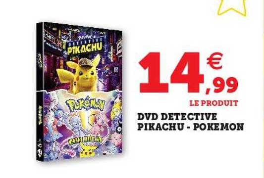 dvd détective pikachu - pokémon