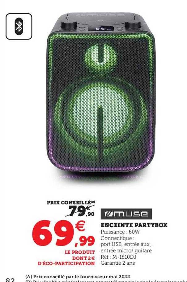 enceinte partybox muse
