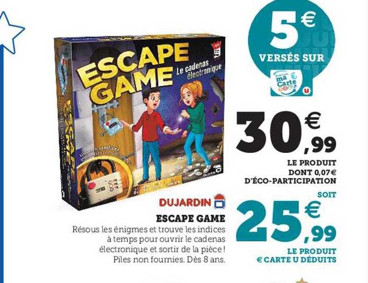 escape game dujardin