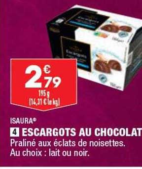 escargots au chocolat isaura