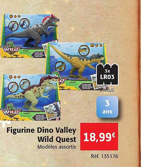 figurine dino valley wild quest