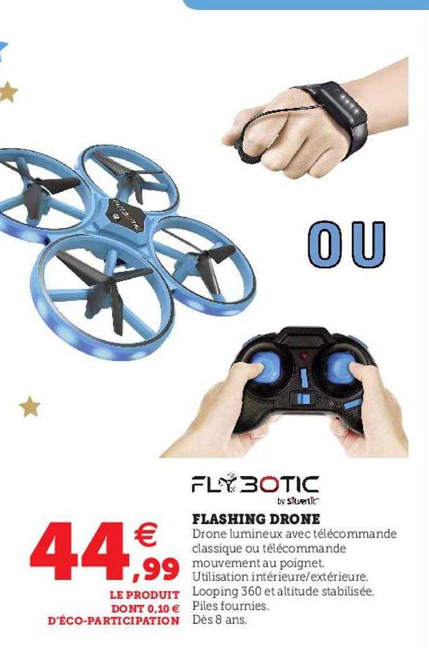 flashing drone flybotic