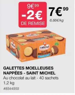 galettes moelleuses nappées - saint michel