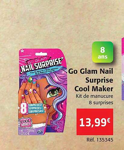 go glam nail surprise cool maker